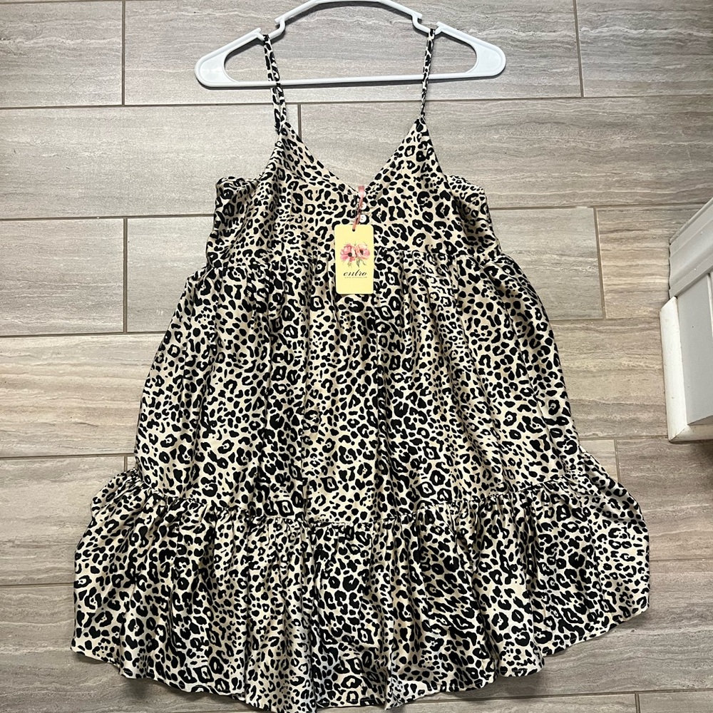 Silky babydoll dress.